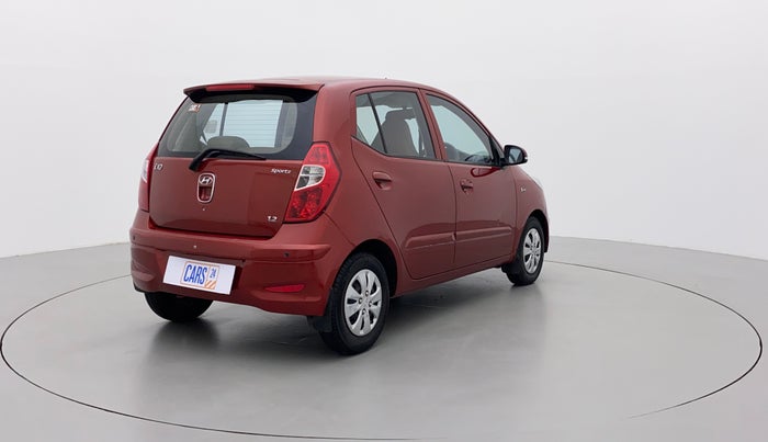 2013 Hyundai i10 SPORTZ 1.2, Petrol, Manual, 50,353 km, Right Back Diagonal