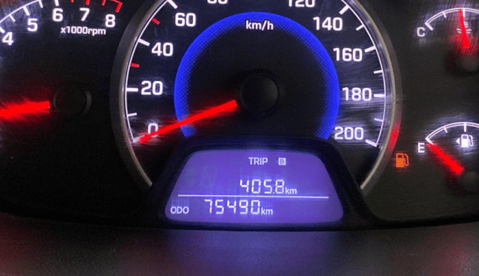 2015 Hyundai Grand i10 ASTA 1.2 KAPPA VTVT, Petrol, Manual, 75,522 km, Odometer Image