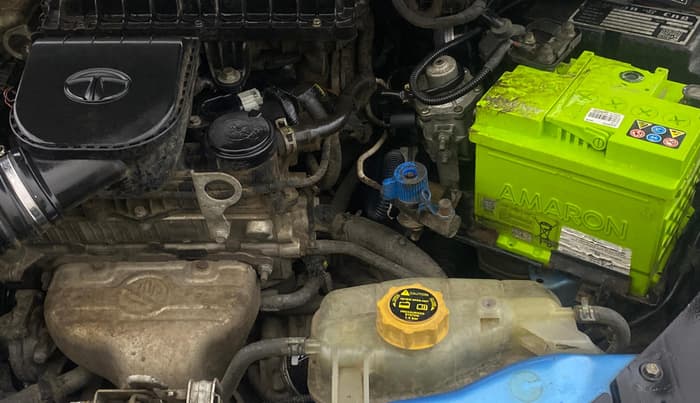 2017 Tata Tiago XZA PETROL, CNG, Automatic, 93,702 km, Engine View - Left