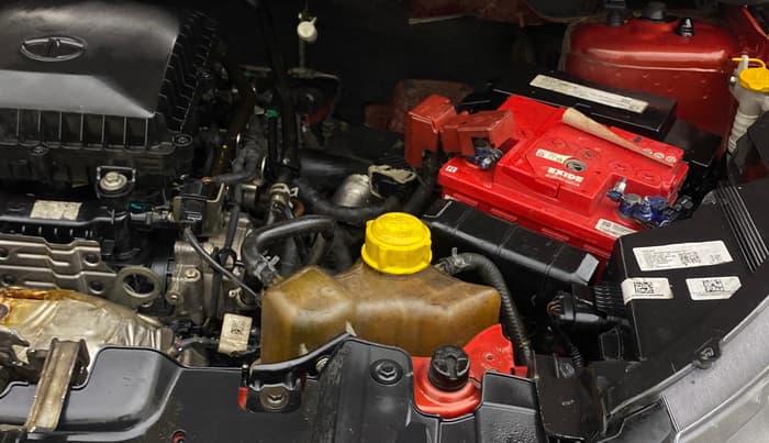 2022 Tata NEXON XZA PLUS (O) PETROL, Petrol, Automatic, 75,633 km, Engine View - Left