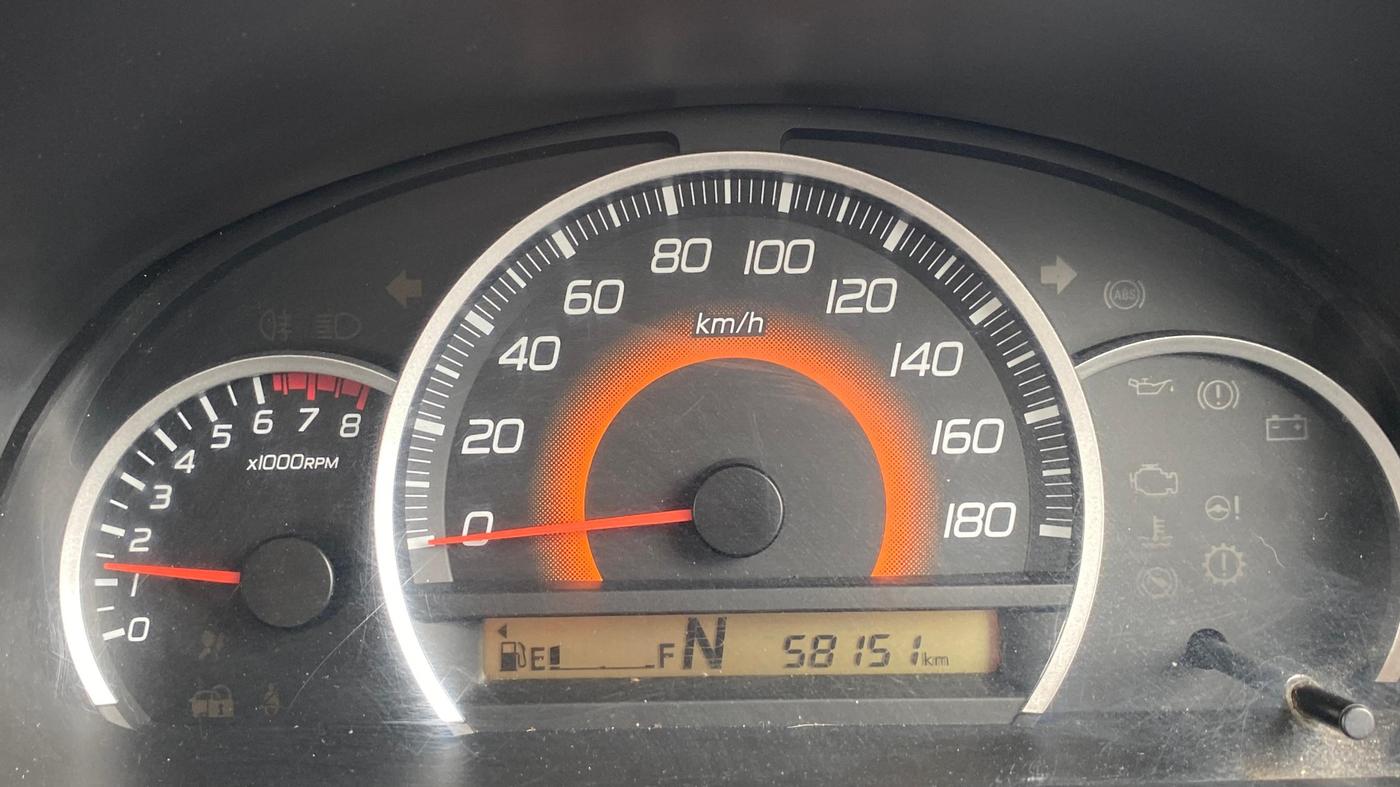 2016 Maruti Wagon R 1.0 VXI AMT, Petrol, Automatic, 58,151 km, Odometer Image