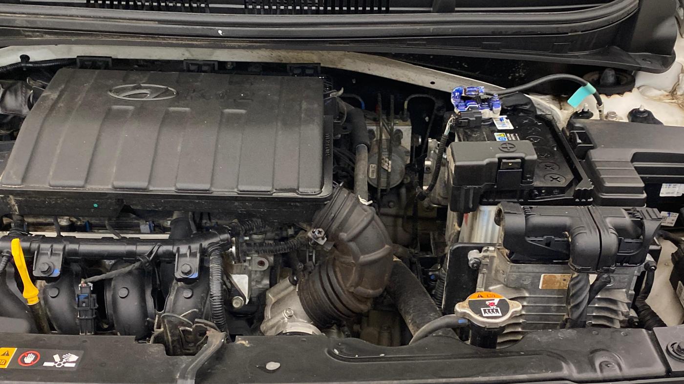 2024 Hyundai GRAND I10 NIOS SPORTZ AMT 1.2 KAPPA VTVT, Petrol, Automatic, 31,841 km, Engine View - Left