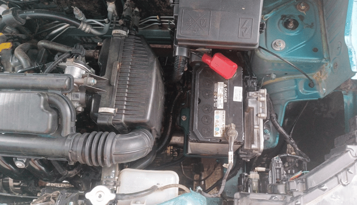 2022 Renault Kwid CLIMBER AMT 1.0, Petrol, Automatic, 25,834 km, Engine View - Left