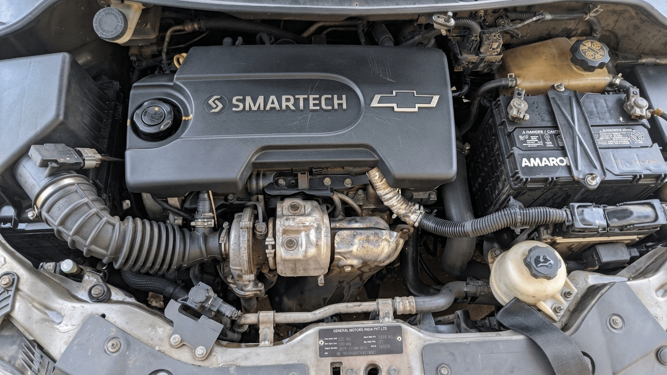 2013 Chevrolet Sail UVA 1.3 LS ABS, Diesel, Manual, 1,22,829 km, Engine View