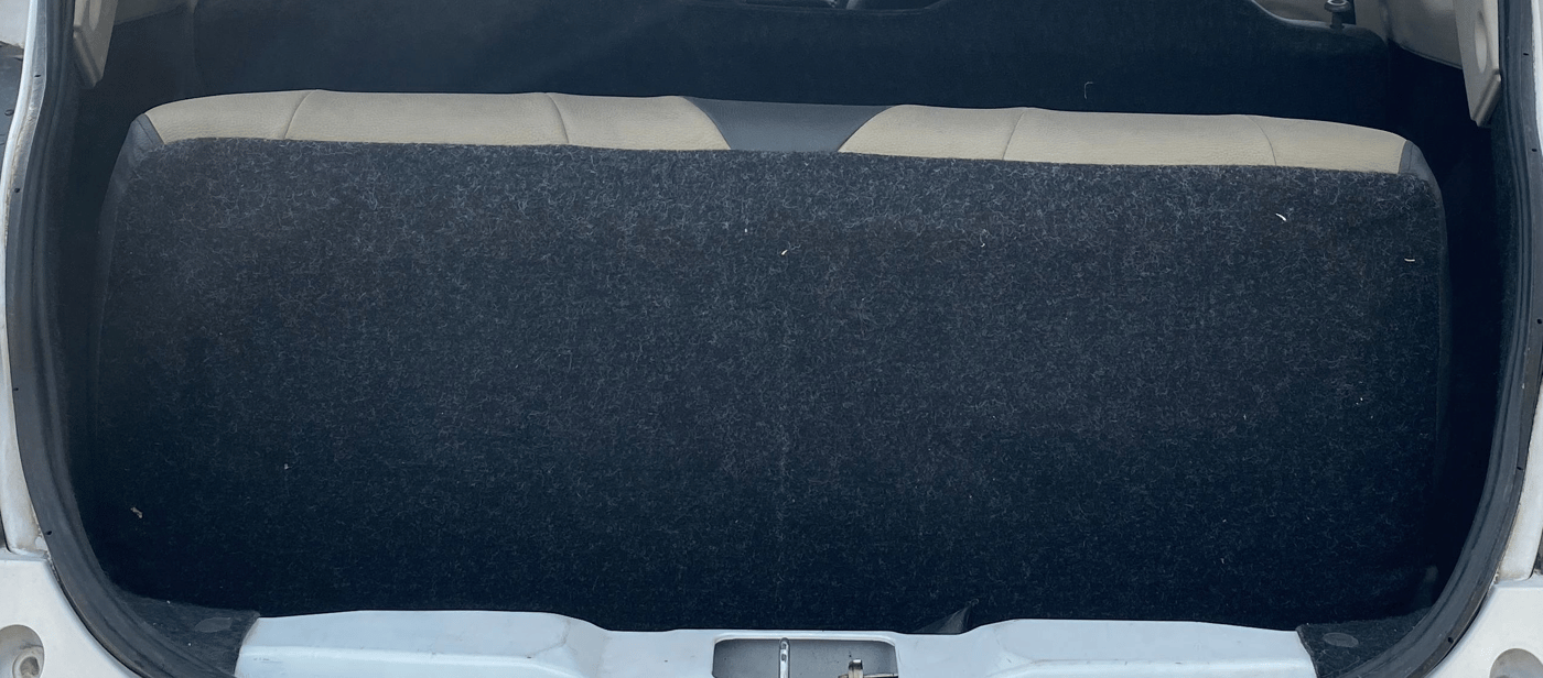 2018 Datsun Go Plus T, Petrol, Manual, 29,975 km, Boot Inside