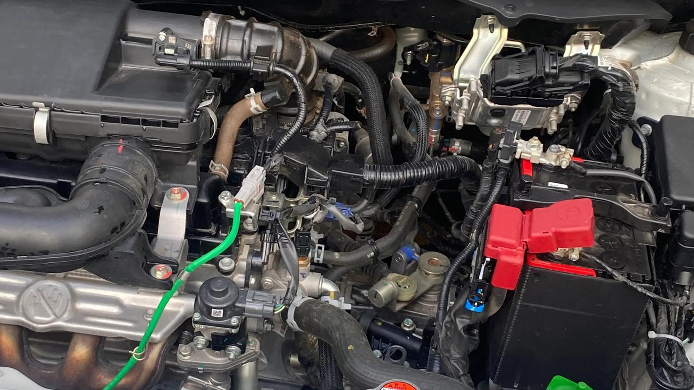 2025 Toyota Glanza G E-CNG, CNG, Manual, 9,848 km, Engine View - Left