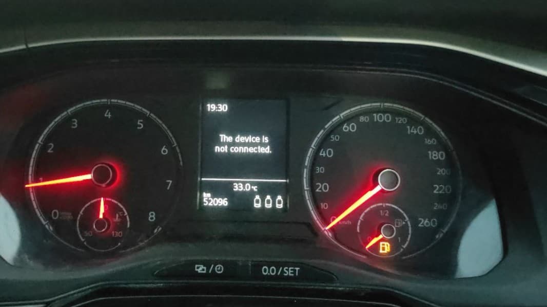 2024 Volkswagen VIRTUS HIGHLINE TSI 1.0 MT, Petrol, Manual, 52,096 km, Odometer Image