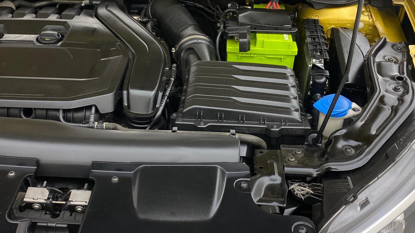 2022 Volkswagen VIRTUS GT PLUS TSI 1.5 EVO DSG, Petrol, Automatic, 1,06,421 km, Engine View - Left