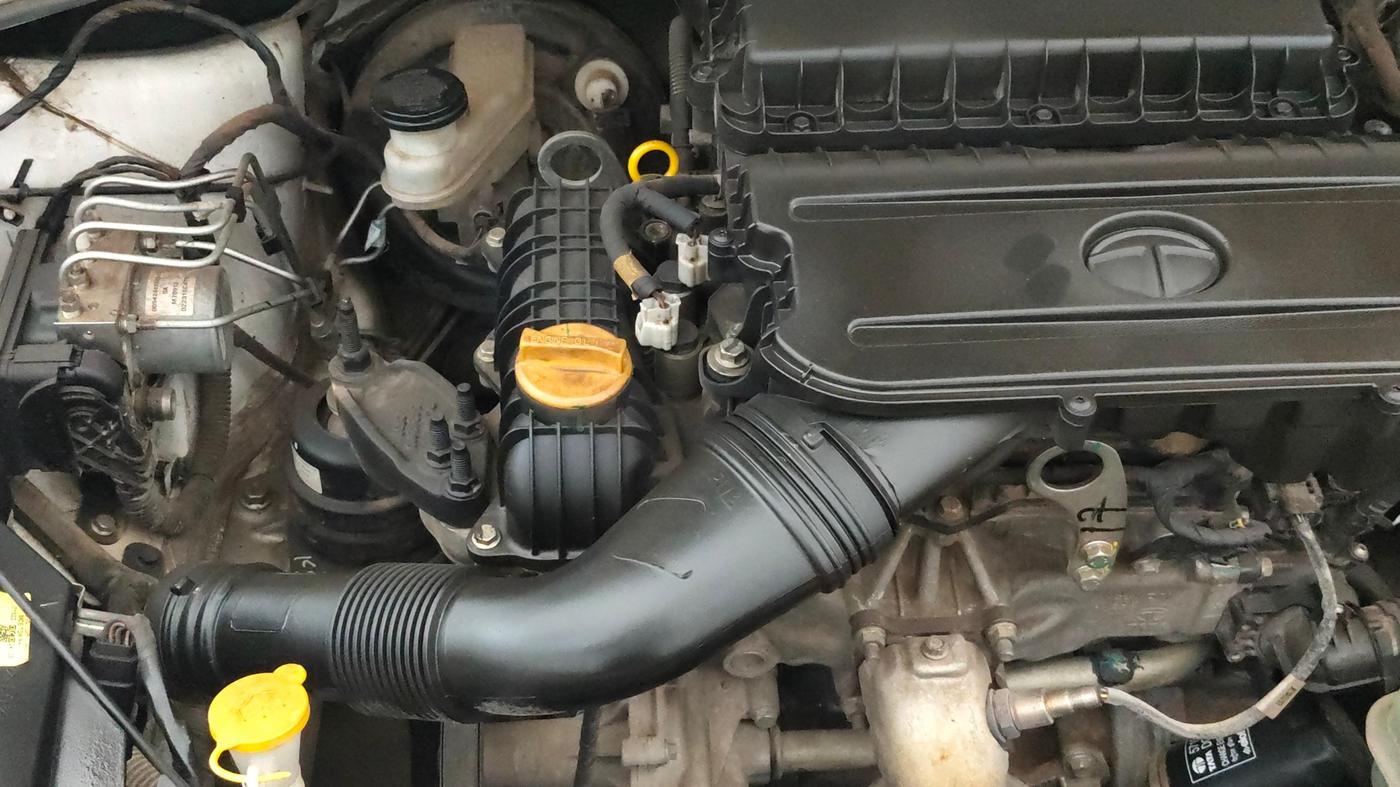 2023 Tata TIGOR XZ PLUS CNG, CNG, Manual, 44,033 km, Engine View - Right