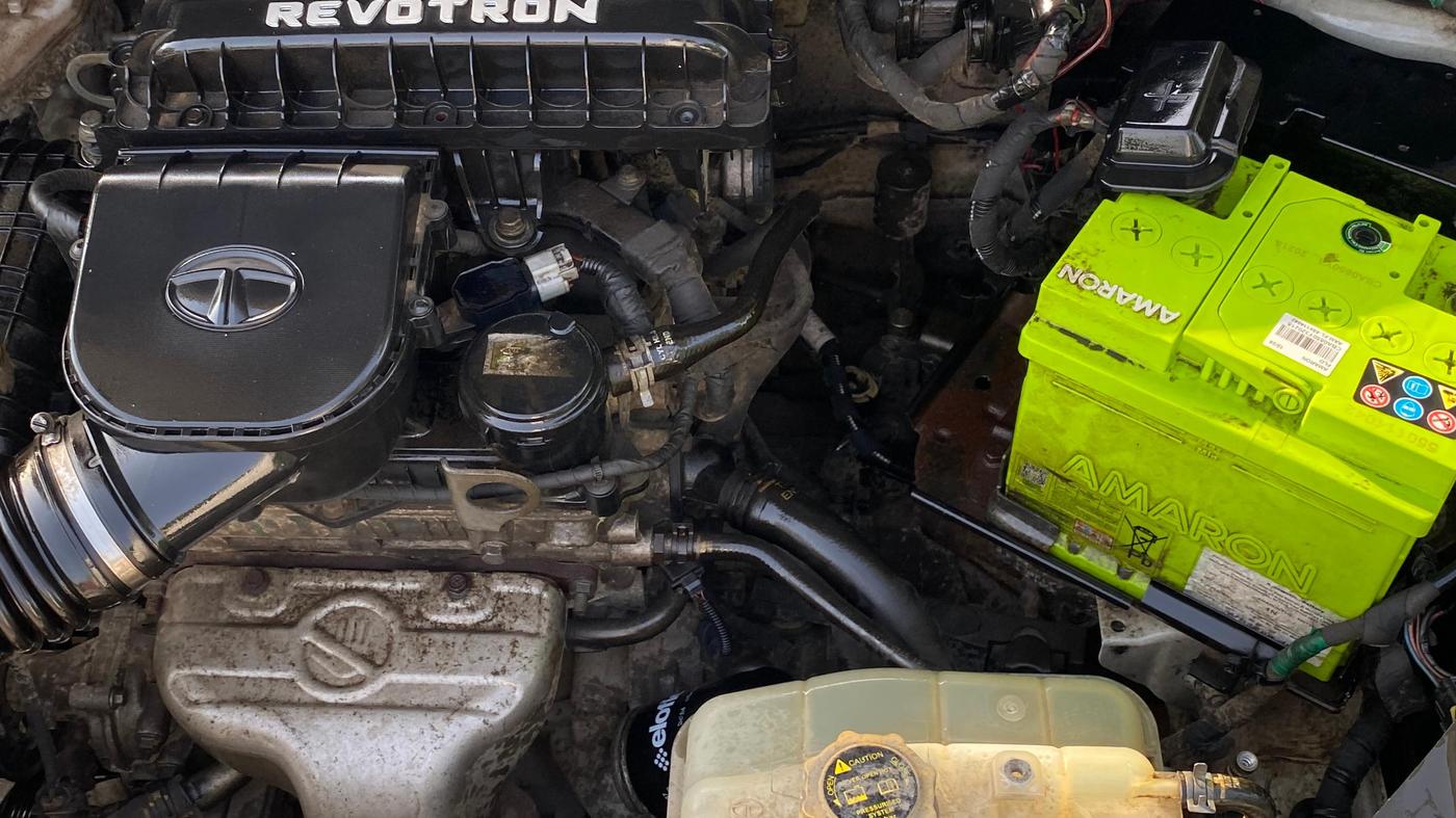 2018 Tata TIGOR XM PETROL, Petrol, Manual, 1,13,615 km, Engine View - Left