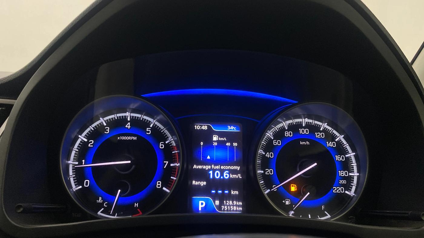 2019 Toyota Glanza V CVT, Petrol, Automatic, 75,116 km, Odometer Image