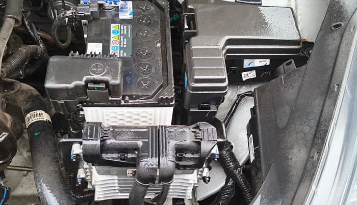 2024 Hyundai GRAND I10 NIOS SPORTZ AMT 1.2 KAPPA VTVT, Petrol, Automatic, 6,303 km, Engine View - Left