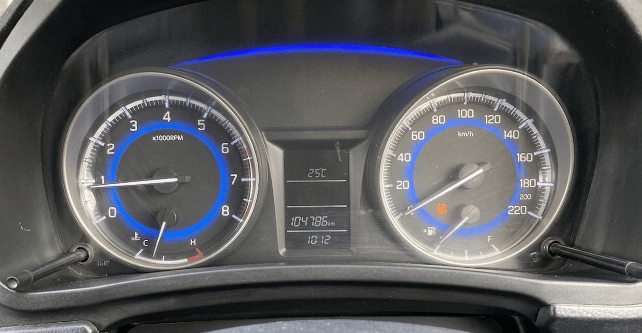 2021 Maruti Baleno DELTA PETROL 1.2, Petrol, Manual, 1,04,784 km, Odometer Image