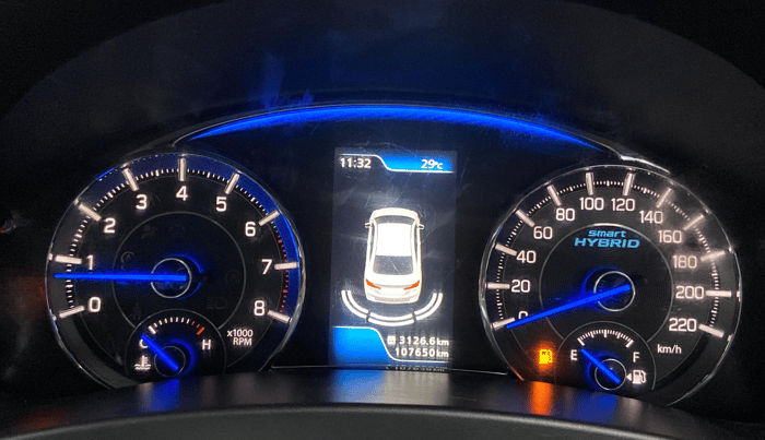2019 Maruti Ciaz SIGMA 1.5 SHVS MT  PETROL, CNG, Manual, 1,07,641 km, Odometer Image