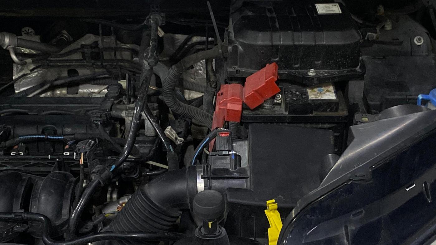 2014 Ford Ecosport TITANIUM 1.5L PETROL AT, Petrol, Automatic, 74,800 km, Engine View - Left