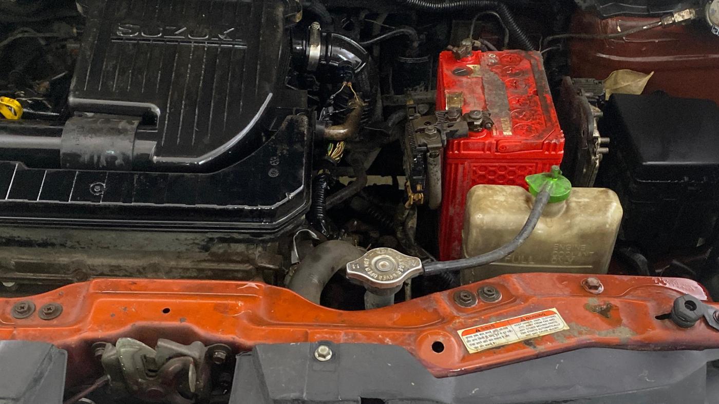 2013 Maruti Ertiga VXI CNG, CNG, Manual, 1,02,537 km, Engine View - Left