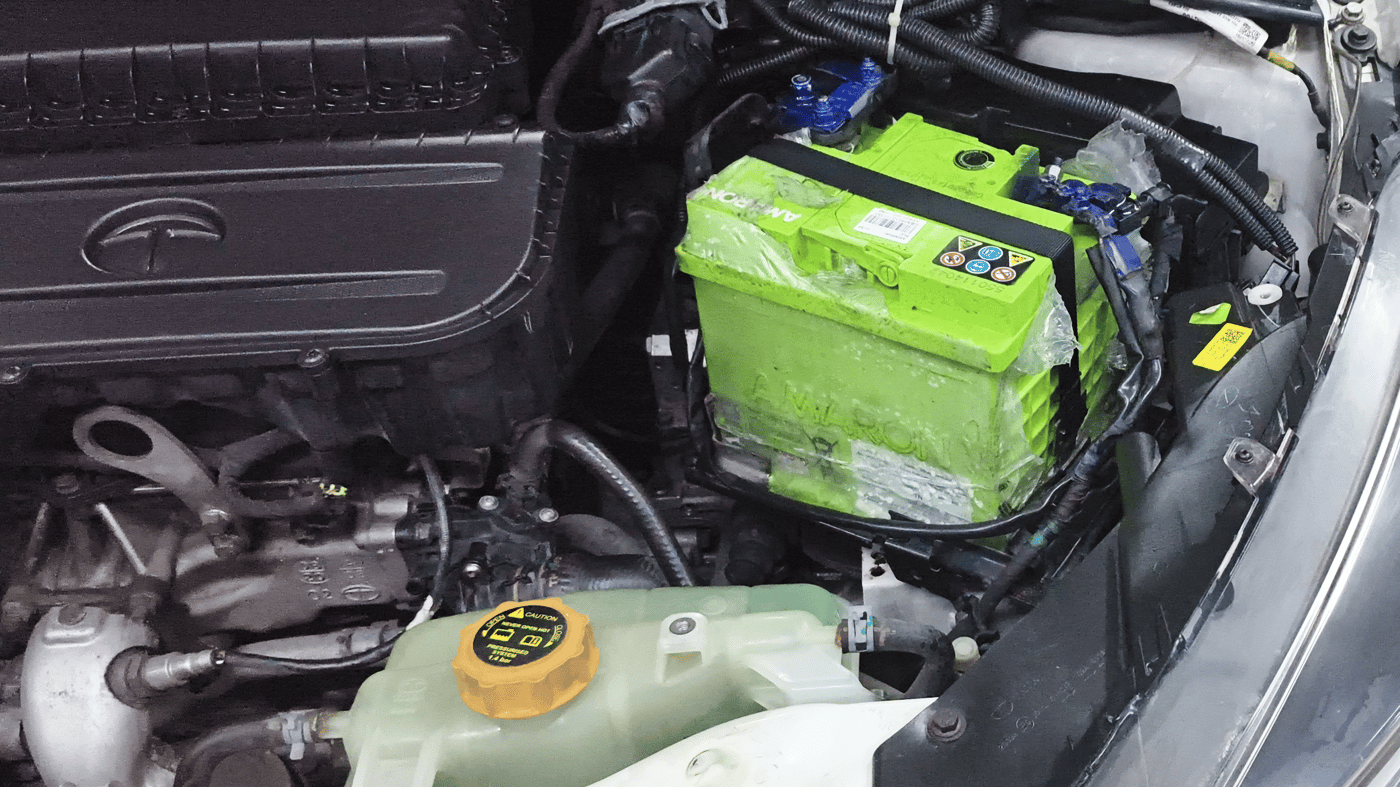 2020 Tata Tiago XZA PLUS PETROL, CNG, Automatic, 1,17,550 km, Engine View - Left