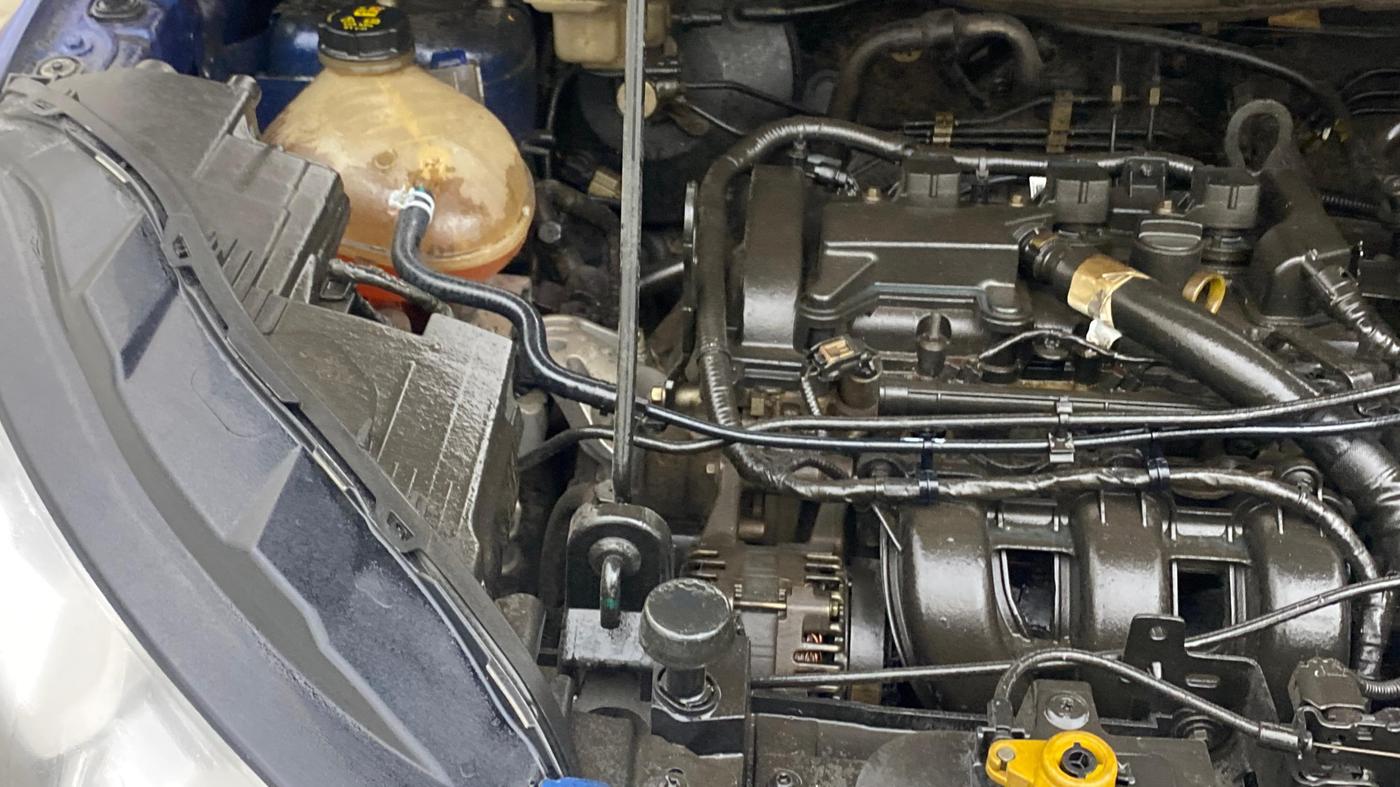 2021 Ford Ecosport TITANIUM 1.5L PETROL AT, Petrol, Automatic, 1,10,045 km, Engine View - Right