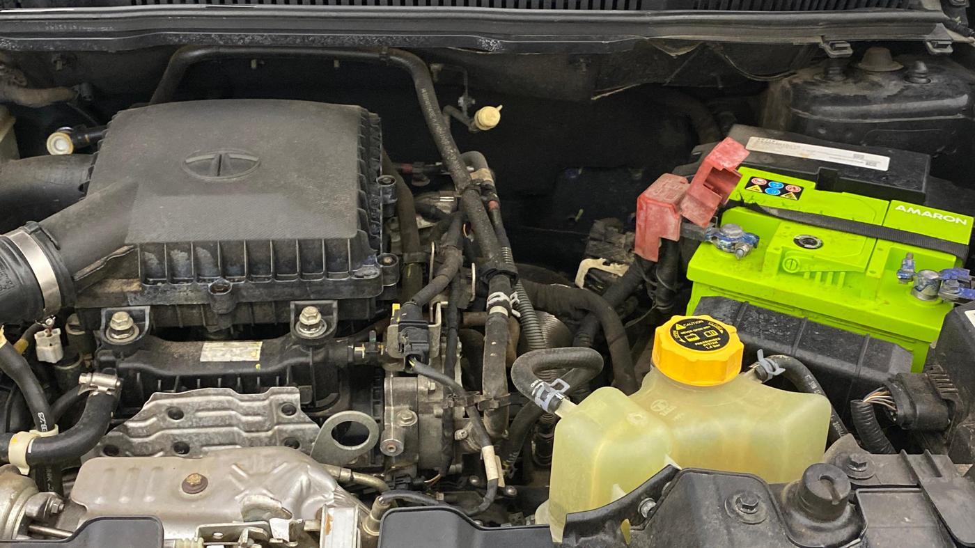 2023 Tata NEXON XZA PLUS (L) DARK EDITION, Petrol, Automatic, 35,984 km, Engine View - Left