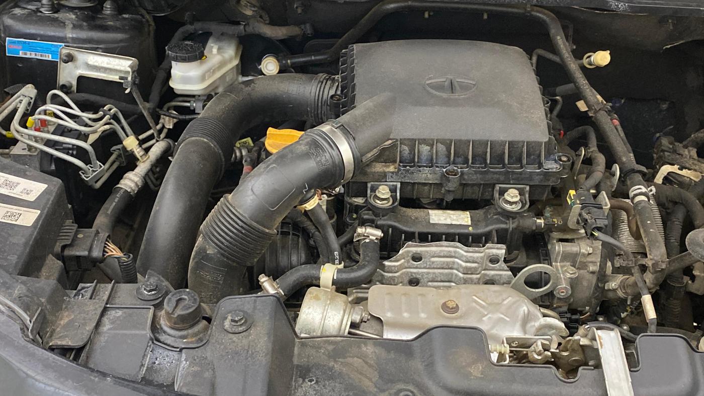 2023 Tata NEXON XZA PLUS (L) DARK EDITION, Petrol, Automatic, 35,984 km, Engine View - Right
