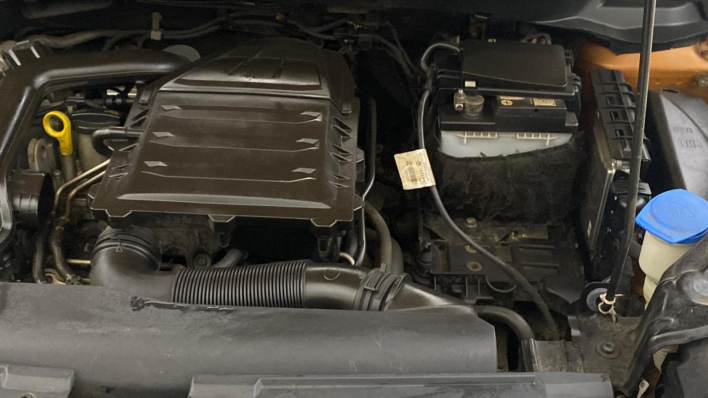 2021 Skoda KUSHAQ STYLE 1.0L TSI AT, Petrol, Automatic, 28,337 km, Engine View - Left