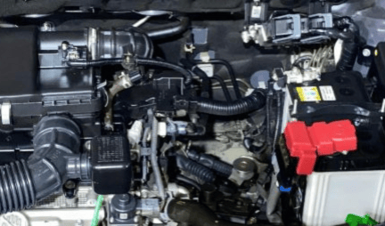 2023 Maruti Ertiga VXI SHVS, Petrol, Manual, 9,087 km, Engine View - Left