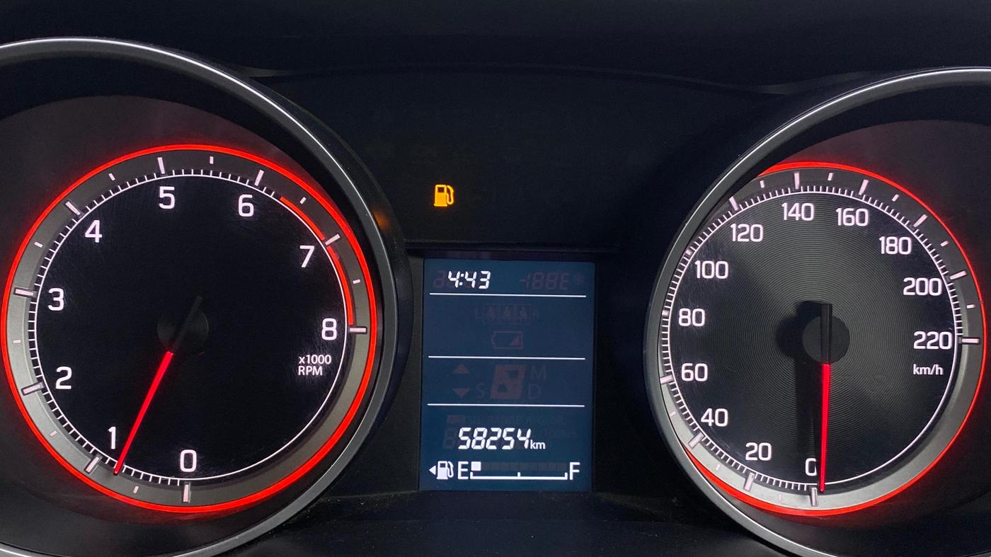 2020 Maruti Swift VXI, Petrol, Manual, 58,254 km, Odometer Image