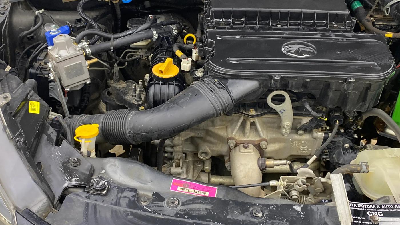 2022 Tata TIGOR XZ PLUS CNG, CNG, Manual, 56,201 km, Engine View - Right