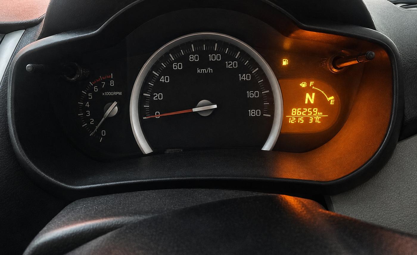 2015 Maruti Celerio VXI AMT, Petrol, Automatic, 86,259 km, Odometer Image