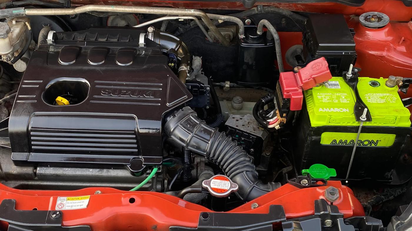 2015 Maruti Celerio VXI AMT, Petrol, Automatic, 86,259 km, Engine View - Left
