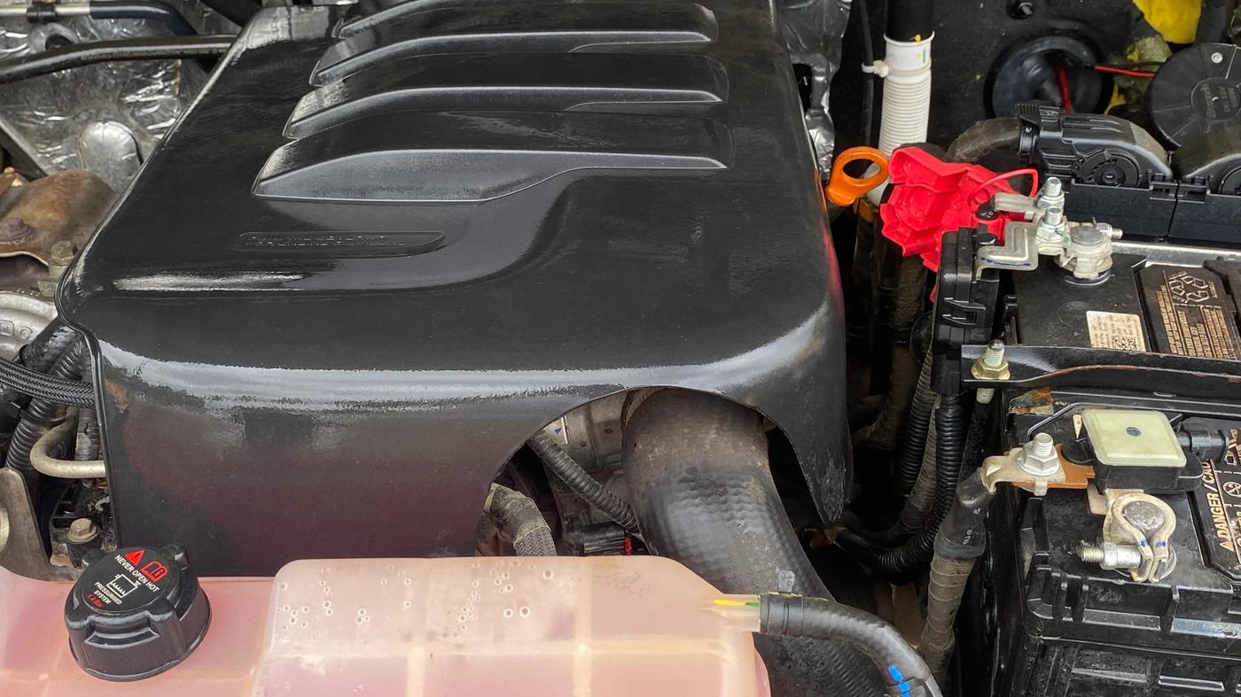 2023 Mahindra Thar LX P 2WD AT HT, Petrol, Automatic, 37,187 km, Engine View - Left