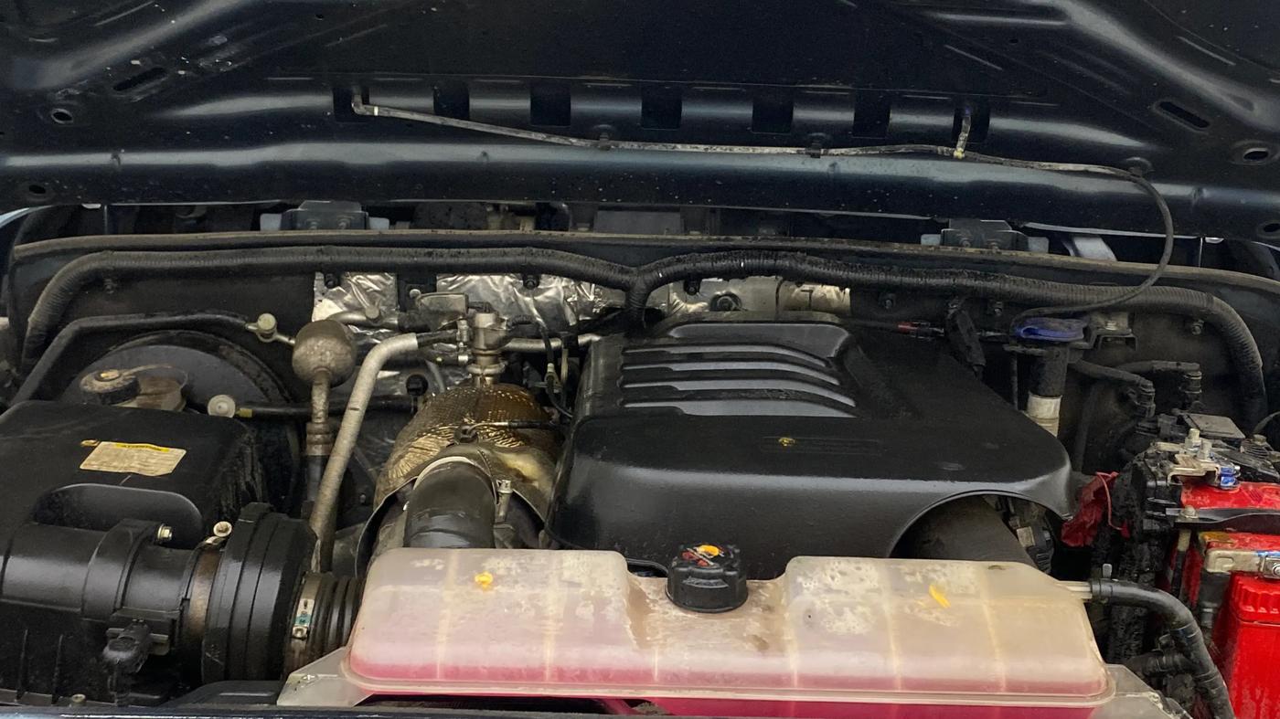2021 Mahindra Thar LX D 4WD AT CONVERTIBLE, Diesel, Automatic, 52,603 km, Engine View