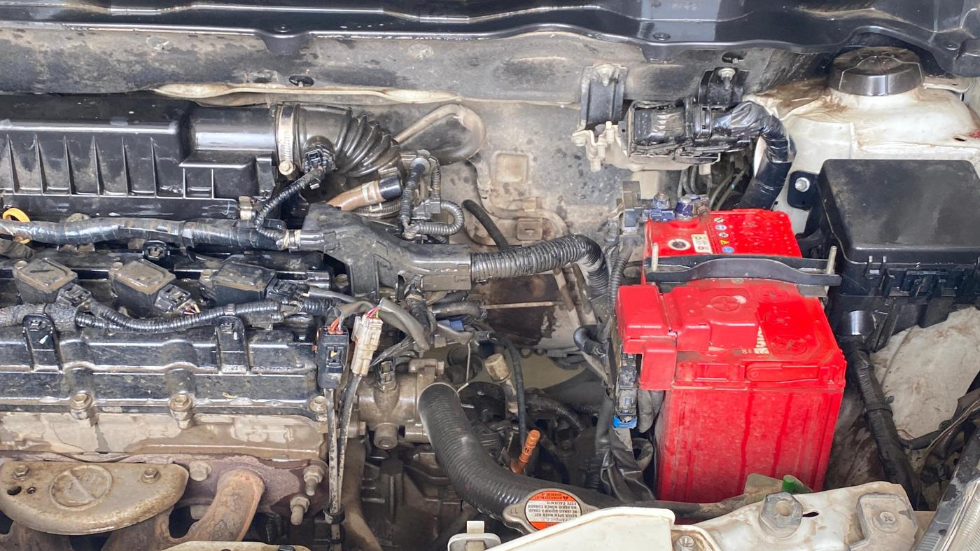 2020 Maruti Ertiga VXI AT SHVS, Petrol, Automatic, 1,35,967 km, Engine View - Left
