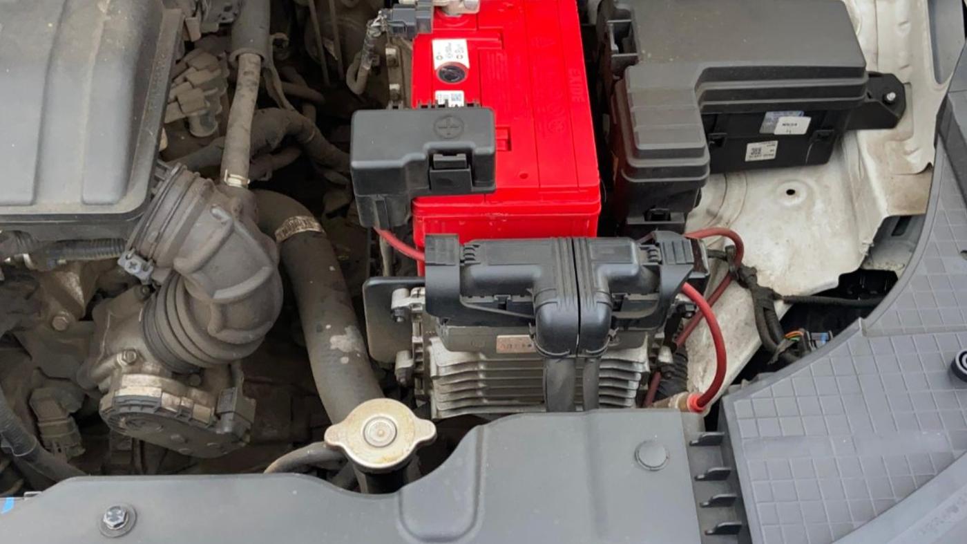 2024 Hyundai EXTER SX(O) CONNECT 1.2 AMT, Petrol, Automatic, 46,699 km, Engine View - Left
