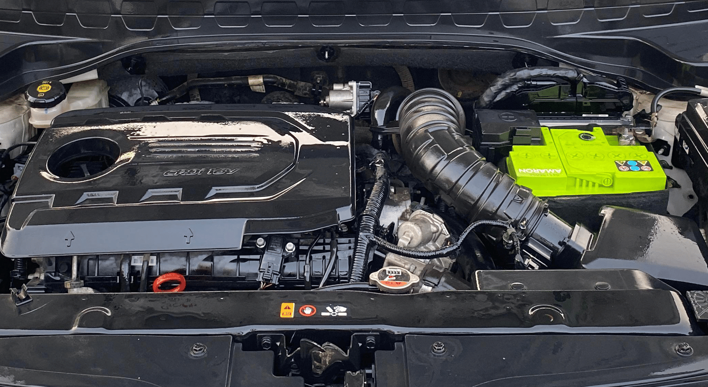 2021 KIA SONET HTK PLUS 1.5 AT, Diesel, Automatic, 1,15,286 km, Engine View