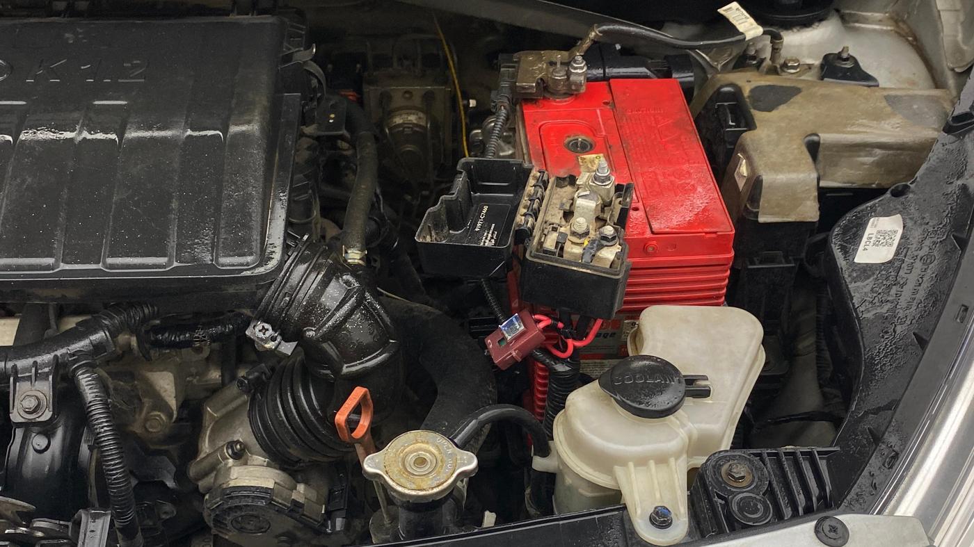 2019 Hyundai Grand i10 SPORTZ AT 1.2 KAPPA VTVT, Petrol, Automatic, 1,13,401 km, Engine View - Left