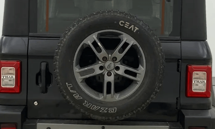 2021 Mahindra Thar LX HT PETROL 4WD MT, Petrol, Manual, 1,02,170 km, Spare Tyre