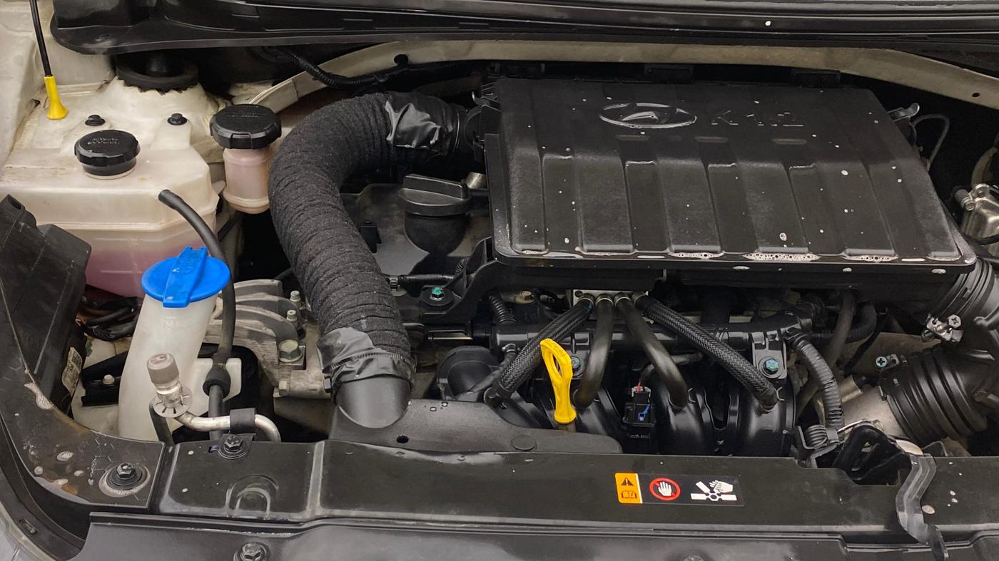 2021 Hyundai AURA S 1.2 CNG, CNG, Manual, 1,19,495 km, Engine View - Right
