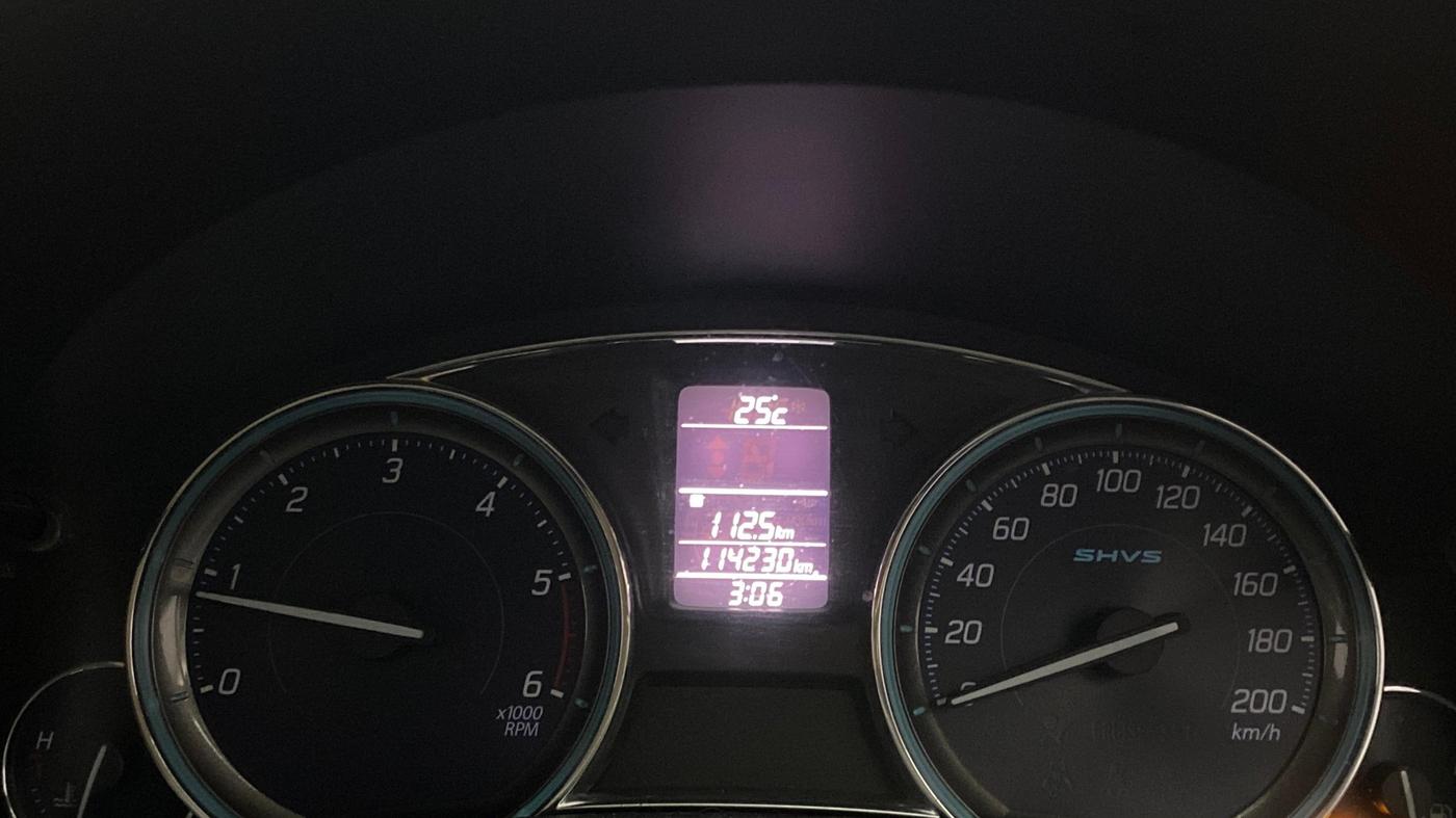 2017 Maruti Ciaz VDI+ SHVS, Diesel, Manual, 1,14,230 km, Odometer Image