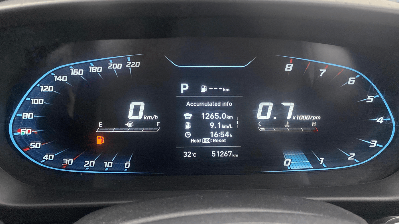 2021 Hyundai NEW I20 ASTA 1.2 AT, Petrol, Automatic, 51,266 km, Odometer Image