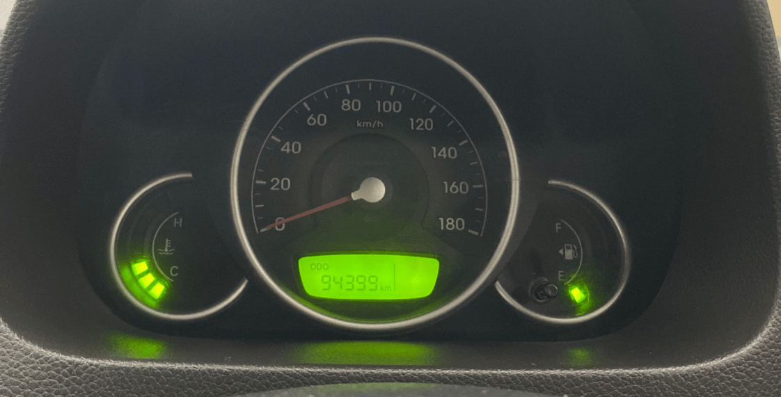 2015 Hyundai Eon SPORTZ, Petrol, Manual, 94,367 km, Odometer Image