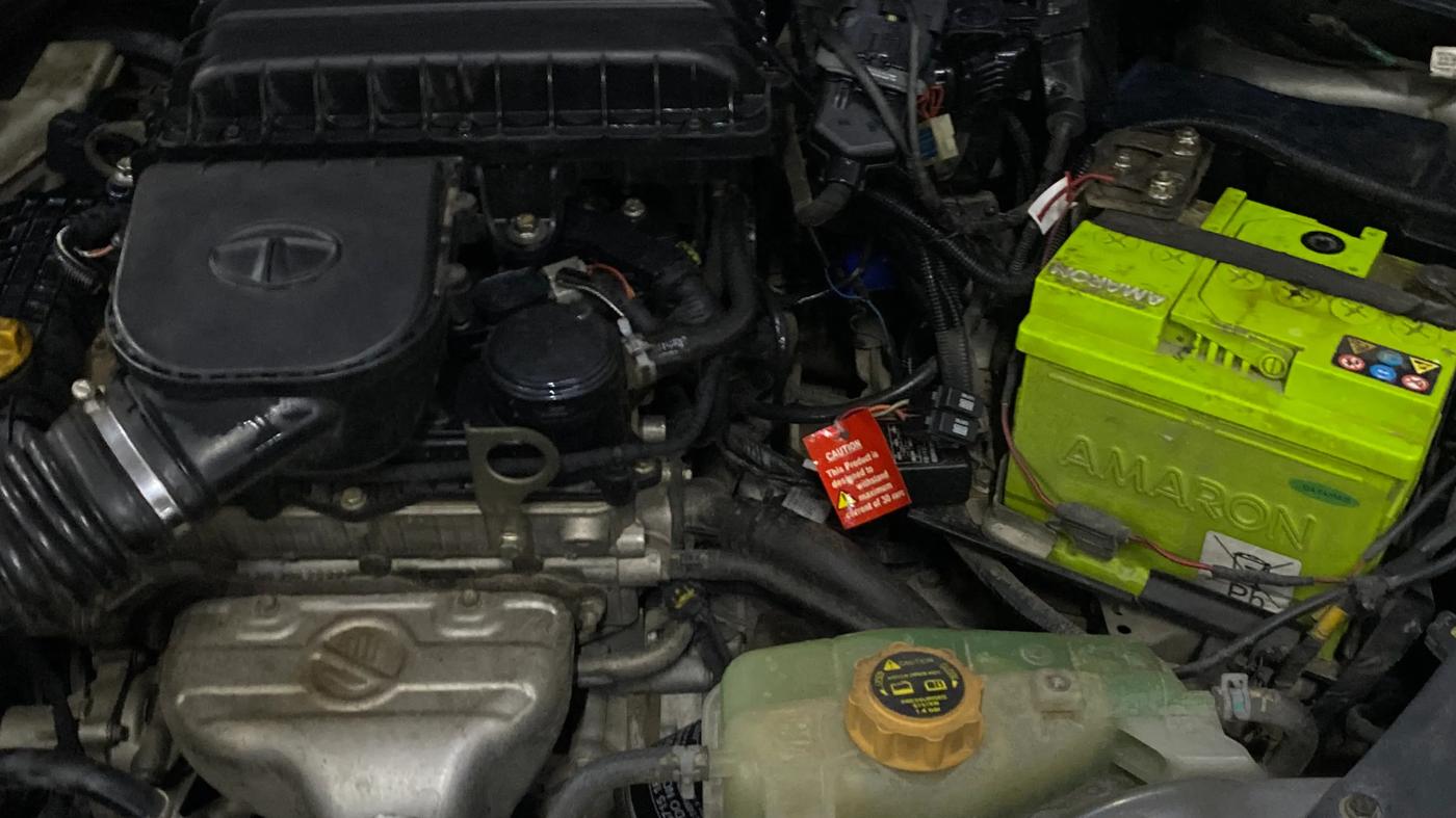 2019 Tata Tiago WIZZ EDITION PETROL, CNG, Manual, 92,379 km, Engine View - Left