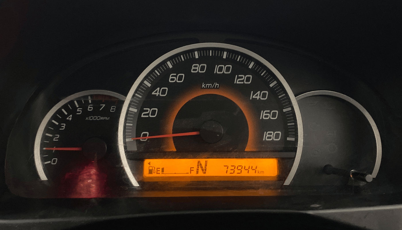 2016 Maruti Wagon R 1.0 VXI AMT, Petrol, Automatic, 73,907 km, Odometer Image