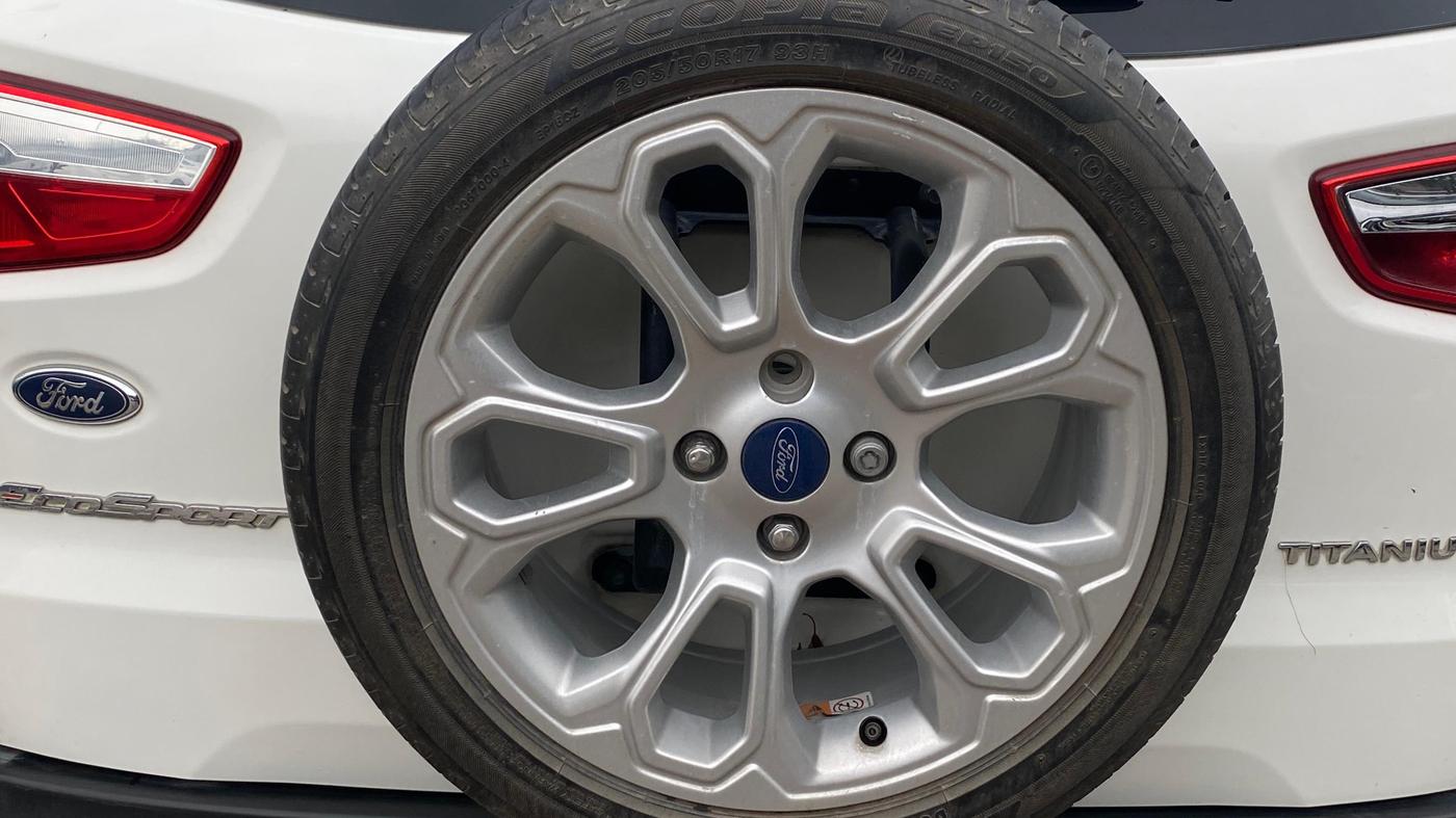 2018 Ford Ecosport TITANIUM + 1.5L PETROL AT, Petrol, Automatic, 46,699 km, Spare Tyre