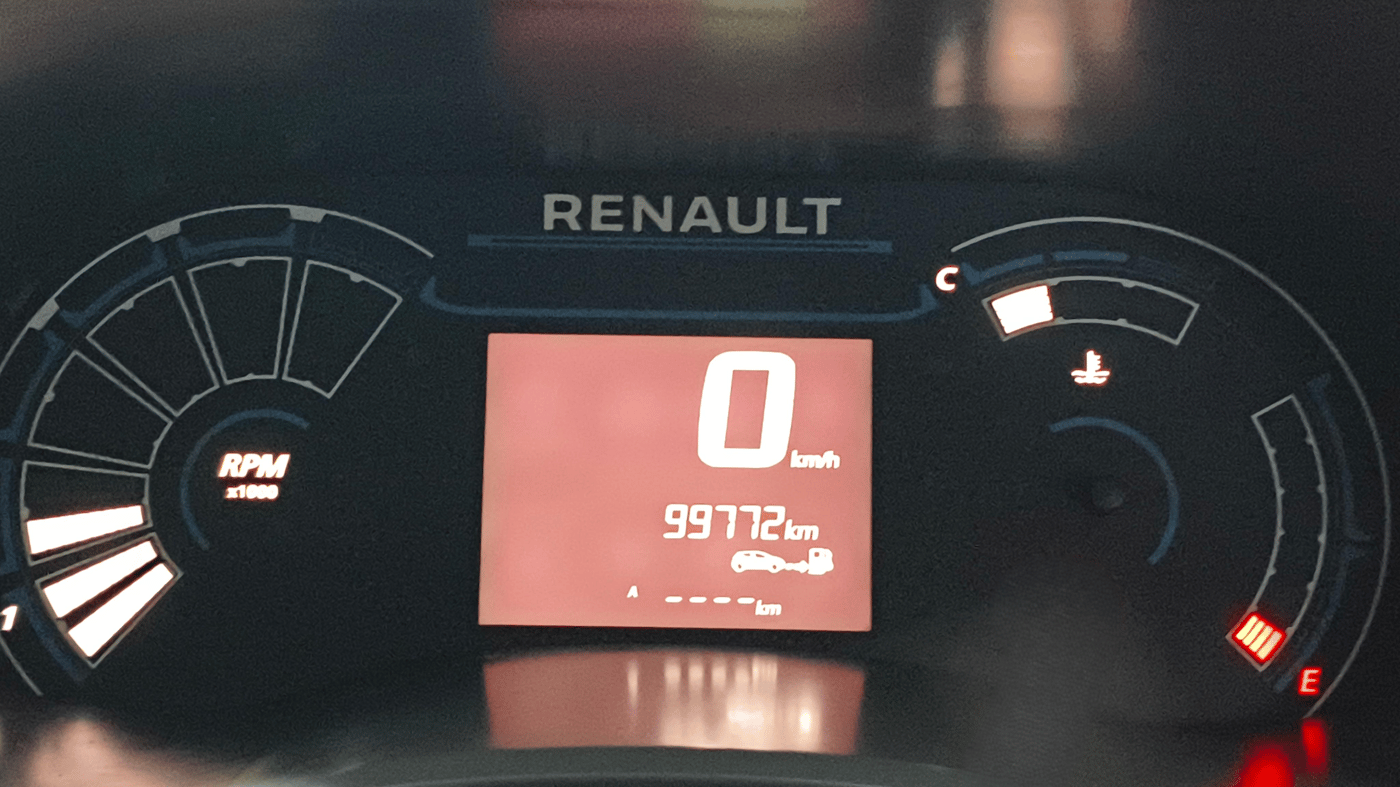 2019 Renault TRIBER RXL MT, Petrol, Manual, 99,757 km, Odometer Image
