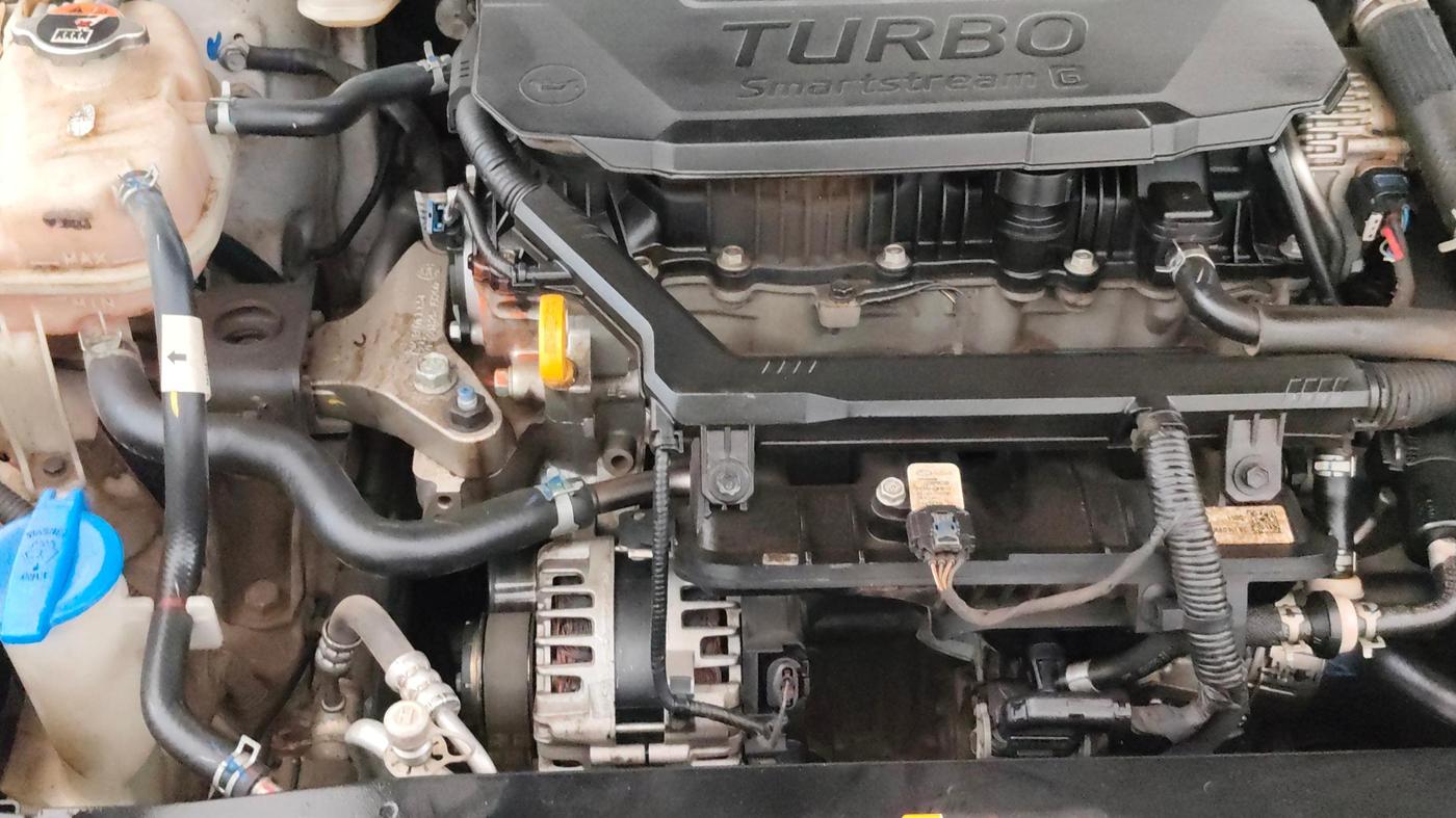 2024 Hyundai Verna SX (O) 1.5 TURBO PETROL DCT, Petrol, Automatic, 55,957 km, Engine View - Right