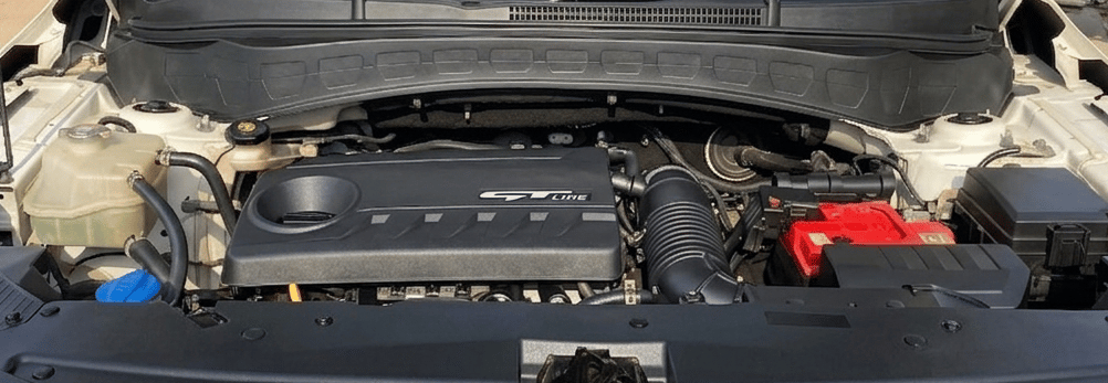 2020 KIA SELTOS GTX PLUS DCT 1.4 PETROL, Petrol, Automatic, 1,28,425 km, Engine View