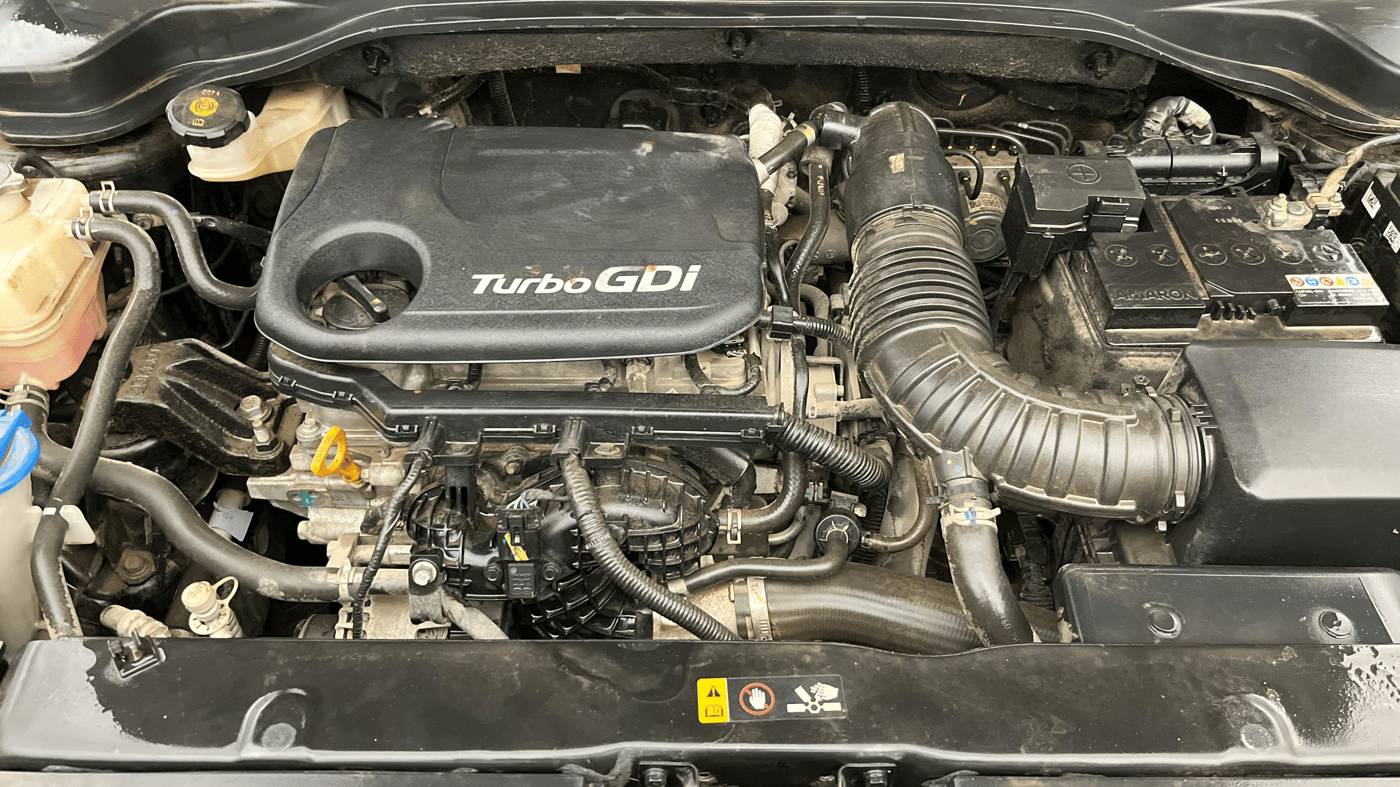 2023 KIA SONET HTX 1.0 IMT, Petrol, Manual, 49,816 km, Engine View