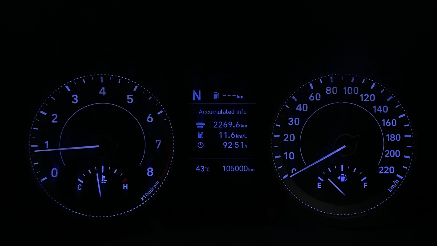 2019 Hyundai VENUE SX PLUS 1.0 TURBO DCT, Petrol, Automatic, 1,04,996 km, Odometer Image