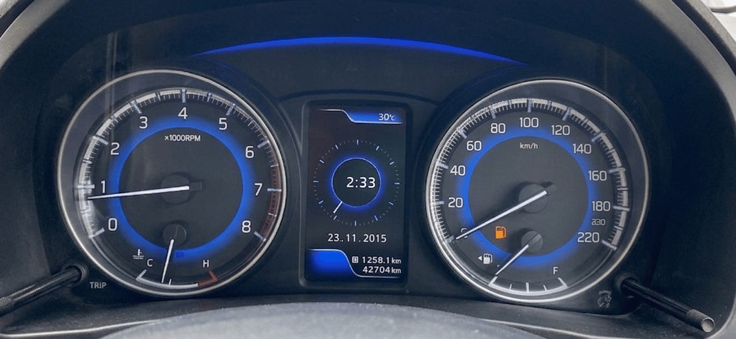 2019 Toyota Glanza G, Petrol, Manual, 42,693 km, Odometer Image